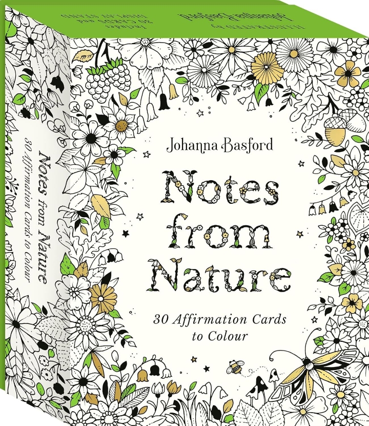 Notes from Nature: 30 Affirmation Cards to Colour