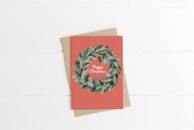 Traditional Wreath Card